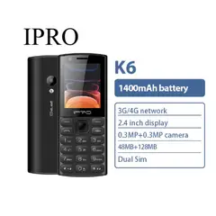 IPRO - CELULAR BASICO K6 4G PANTALLA 2.4"