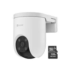 EZVIZ - Cámara de seguridad H8C 3K 5MP Exterior 360 Grados + SD128GB -