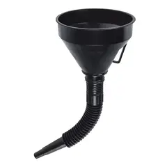 TRUPER - Embudo plástico 500 ml, cuello flexible con filtro, 11207 Truper