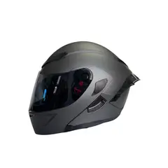 GENERICO - CASCO MOTO ABATIBLE XTREME CARBON VISOR OSCURO L