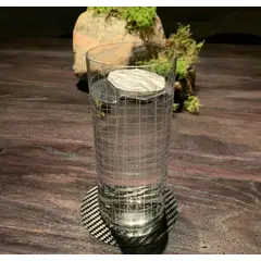 GENERICO - Vaso HB RIO 12.5 oz. (380ml), con patrón de cuadros