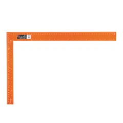 TRUPER - Escuadra 16x24 de aluminio color naranja para cantero