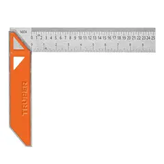 TRUPER - Escuadra 10 para carpintero con mango 100% de aluminio 14374