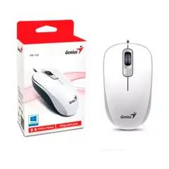 GENIUS - MOUSE DX-110 USB OPTICO 1000 DPI CON CABLE BLANCO