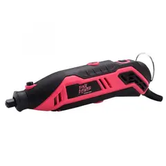 GENERICO - Multiherramienta 130W + Set 250 Acc.Pink Power  -  Rosado / Negro