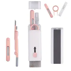 GENERICO - Kit Limpiador Multifuncional Portátil - Color Rosado