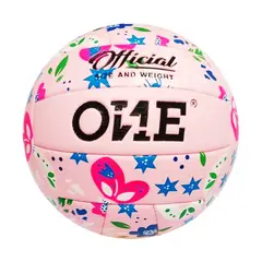 GENERICO - PELOTA PARA VÓLEY TALLA 5 TEXTURA SUAVE FLORES ONE ROSA