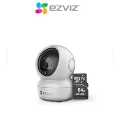 EZVIZ - CAMARA INTELIGENTE INTERIOR C6N FULL HD + MEMORIA 64 GB