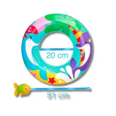 BESTWAY - Flotador Aro Verano 51 cm para Niños de 3 a 6 Años