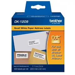 BROTHER - Rollo De Etiquetas DK1209 (29 Mm X 62 Mm)