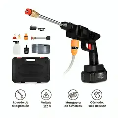 GENERICO - Kit de Limpieza para Auto Hidrolavadora Portátil Pistola Agua 120V