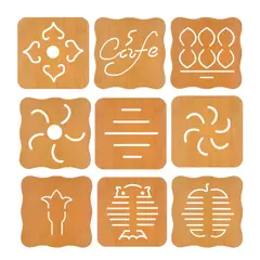 HYGGE - Set de 4 Soportes de Bambú Resistente al Calor