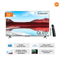XIAOMI - Televisor QLED 55" UHD 4K GOOGLE TV Smart TV A PRO 2025