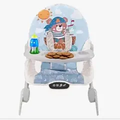GENERICO - Silla Mecedora con Mesita de Comer Musical y Vibradora