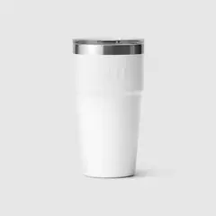 YETI - Vaso de 20oz 600 ml Stackable con Tapa MagSlider color Blanco