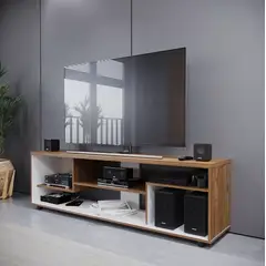 NACION MUEBLES - MUEBLE PARA TV NACION MUEBLES FKYU COLOR MADERA