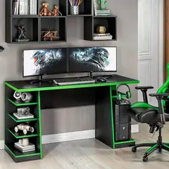 BARAKA HOME - Escritorio Gamer Ewa - Negro