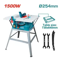 TOTAL TOOLS - Sierra de mesa 10 1500w Industrial Total