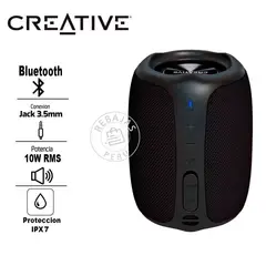 CREATIVE - Parlante Creative Muvo Play 10W Bluetooth 50 IPX7 USB-C Portátil