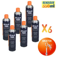 TRUPER - Aceite afloja todo 550 ml, Pack X6
