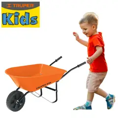 TRUPER - Carretilla para niños tolva plástica