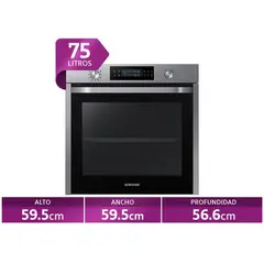 SAMSUNG - Horno Eléctrico con Dual Cook 75 L NV75K5541RS