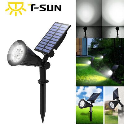 Estaca Solar LED Lampara Jardín Iluminación Decoración Exterior