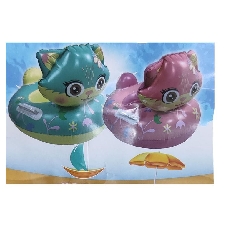 Flotador Infantil Gato Verde