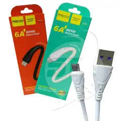 GENERICO - CABLE LIGHTNING CARGA RAPIDA 19V ANDROID IPHONE NEGRO ANTIDOBLEZ REED