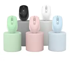 ROMAX - MOUSE OPTICO INALAMBRICO RECARGABLE PORTATIL BLUETOOTH COLOR VERDE