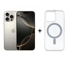 APPLE - IPhone 16 Pro Max Intelligence 256GB - (eSIM) - Natural Titanium