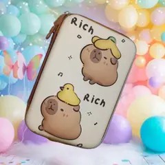 GENERICO - CARTUCHERA ORGANIZADOR NECESER ESTUCHE GRANDE 3D ESCOLAR DISEÑOS PARA NIÑAS KAWAII