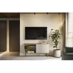 NACION MUEBLES - MUEBLE PARA TV NACION MUEBLES GOGETA COLOR BLANCO