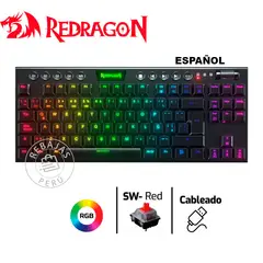 REDRAGON - Redragon HORUS TKL K622 RGB Teclado Mecánico Low Profile Rápido