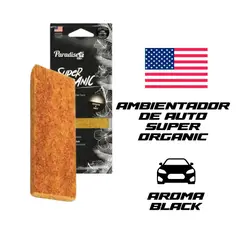 TECGO - AMBIENTADOR PARADISE SUPER ORGANIC BLACK