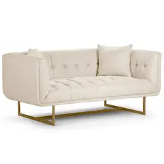ROSEN - ROSEN SOFÁ FOREST HILL TELA HUESO 2 CUERPOS