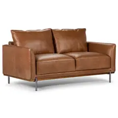 ROSEN - SOFA ROSEN  WESTWOOD  CUERO  2 CUERPOS  CAMEL