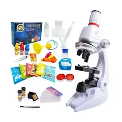GENERICO - Set Didáctico Microscopio y Laboratorio Científico de Experimentos para Niños