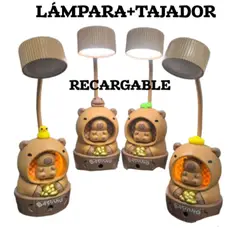 OEM - 2 LÁMPARAS CAPIBARA + TAJADOR / UNISEX RECARGABLE