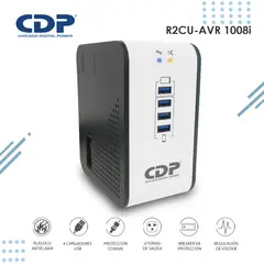 CDP - Estabilizador de voltaje 220 vac Modelo R2CU AVR1008i 8 salidas