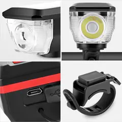 GENERICO - LUZ CON TIMBRE ELECTRÓNICO RECARGABLE SOLAR COLOR ROJO