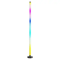 GENERICO - Lampara De Pie Led Inteligente Usb Control Colores Sonido Luz