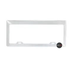 JET - Portaplaca Metal Universal Auto Color Plata 1pcs