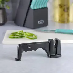 OSTER - Afilador de Cuchillos Mango Ergonómico Negro 75979-01