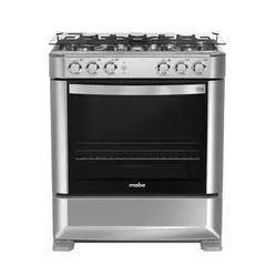 MABE - Cocina de piso a Gas 76cm Inox CMP7628FX0