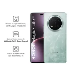 HONOR - MAGIC 7 LITE 5G JADE CYAN 8RAM 256GB - REGISTRADO