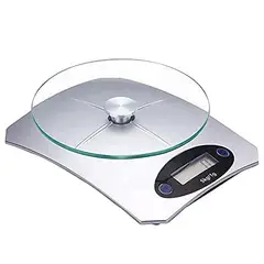 GENERICO - Balanza Gramera Digital De Cocina Cristal Templado Repostera