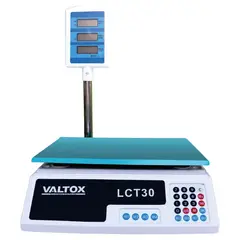 VALTOX - Balanza Bodeguera Electrónica Digital LCT30 de 30kg5gr con Torre