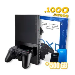 SONY - PlayStation 2 Slim Reacondicionado + Disco Duro