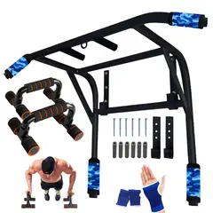 HOLGU - Barra Calistenia 2 en 1 Dominadas + Push Up + Guantes gratis